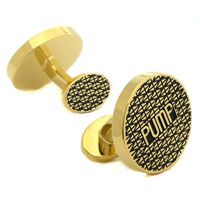 18KT Vermeil PUMP Manhole Cufflinks