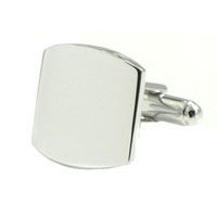 Sterling Curved Cufflinks