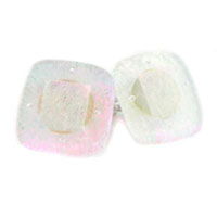Glacial Ice Glass Cufflinks