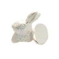 Sterling Rabbit Cufflinks