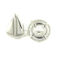 Sterling Yacht & Buoy Cufflinks