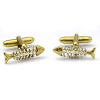 Fish Bone Cufflinks