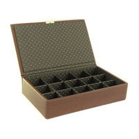 15 Pair Cufflink Case
