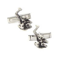 Sterling Monkey Cufflinks