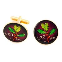 Italy's Leaf Cuff Links