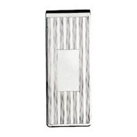 Silver Etched Engraved Money Clip
