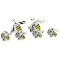 Sterling  Silver Bee Stud Set