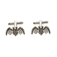 Crystal Bat Cufflinks
