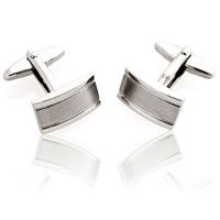 Two Tone Engravable Cufflinks