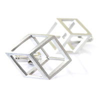 Squashed Cube Cufflinks