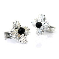 Sterling Acorn Leaf Cufflinks