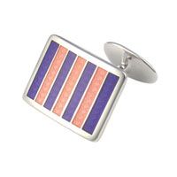 Jailhouse Pink & Purple Cufflinks