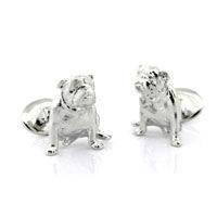 Sterling Bulldog Cufflinks