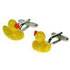 Yellow Duck Cuff Links