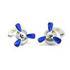 Sterling Moving Propeller Cuff Links