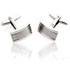 Two Tone Engravable Cufflinks