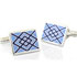Blue Diamond Design Cufflinks