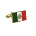 Mexican Flag Cufflinks
