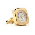 Gold Finish Thermometer Cufflinks