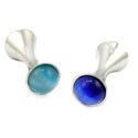 Light &  Dark Blue Reversible Cufflinks