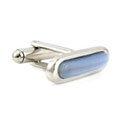 Blue Fiber Optic Cufflinks