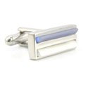 Light and Dark Blue Wedge Cufflinks
