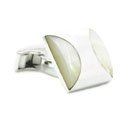 Pearl Eclipse Sterling Silver Cufflinks