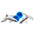 Shark Cat's Eye Cufflinks