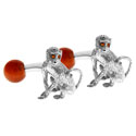 Monkey Cat's Eye Cufflinks