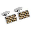 18Kt Gold Twisted Wire Cufflinks