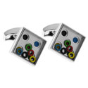 Olympic Sports Ring Fun Cufflinks