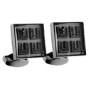 Black Diamond Maze Square Cufflinks