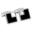Onyx Lagoon Square Cufflinks