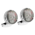 Mother of Pearl Intaglio Skull Cufflinks