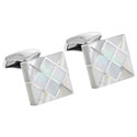 Mother of Pearl Quadro Cufflinks