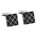 Black Agate Quadro Cufflinks