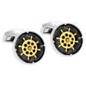 Nautical Helm Cuff Links