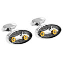 Vintage Race Car Cuff Links