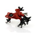 Sculptural Sterling Tree Frog Cuff Links
