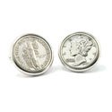 Mercury Dime Cufflink