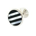 Onyx and Pearl Stripe Cufflinks
