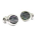 Onyx and Pearl Cufflinks