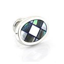 Abalone and Mother of Pearl Cuff Links