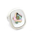 Lapis Flower Cufflinks