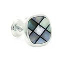 Smoke & White Pearl Cufflinks