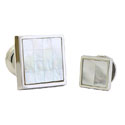 Mother of Pearl Quilted Stud Set
