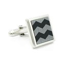Hermatite & Onyx Mosaic Cufflinks