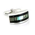 Domed Abalone Cuff Links