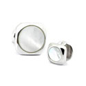 White MOP Stud Set