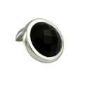 Faceted Onyx Cufflinks
